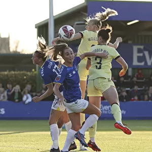 Arsenal Women vs Everton Women: Intense Moment at the FA WSL Match