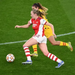 Arsenal Women vs. FC Barcelona: UEFA Women's Champions League Clash at Emirates Stadium