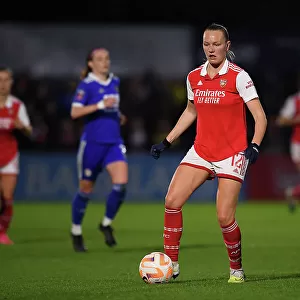 Arsenal Women vs Leicester City: FA Women's Super League Showdown (2022-23) - Frida Maanum in Action