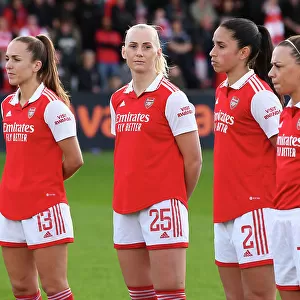 Arsenal Women vs Leicester City Women: Pre-Match Moment at Meadow Park