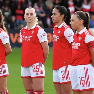 Arsenal Women vs Leicester City Women: Pre-Match Moment at Meadow Park Arsenal Women vs Leicester City Women: Pre-Match Moment at Meadow Park