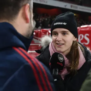 Arsenal Women vs Manchester United: Viviane Miedema's Interview at Half Time (Premier League, 2019-20) Arsenal Women vs Manchester United: Viviane Miedema's Interview at Half Time (Premier League, 2019-20)