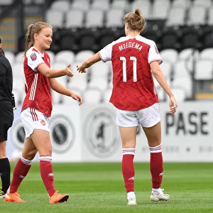 Arsenal Women vs. Reading Women: Malin Gut and Vivianne Miedema in Action, FA WSL 2020-21