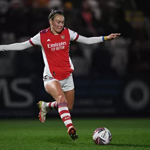 Arsenal Women vs Reading Women: Caitlin Foord in Action during the 2021-22 Barclays FA Womens Super League Match