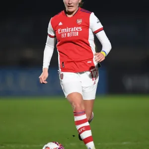 Arsenal Women vs Reading Women: Frida Maanum in Action during the 2021-22 Barclays FA Womens Super League Match