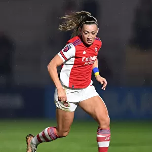 Arsenal Women vs Reading Women: Katie McCabe in Action during the 2021-22 Barclays FA WSL Match