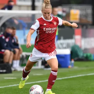Arsenal Women vs Reading Women: Leonie Maier in Action during the 2020-21 FA WSL Match