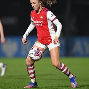 Arsenal Women vs Reading Women: Lia Walti in Action during the 2021-22 Barclays FA WSL Match