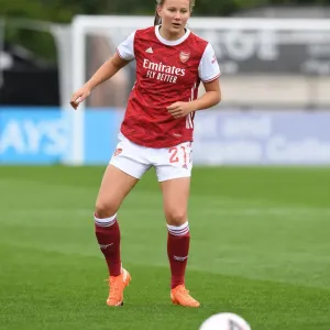 Arsenal Women vs Reading Women: Malin Gut in Action during the 2020-21 Barclays FA WSL Match