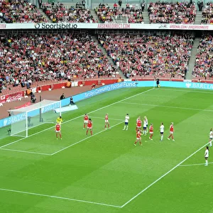 Arsenal Women vs. Tottenham Hotspur Women: Defending a Set Piece in the FA Womens Super League (2022-23)