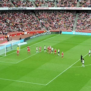 Arsenal Women vs. Tottenham Hotspur Women: Defending a Set Piece in the FA Womens Super League