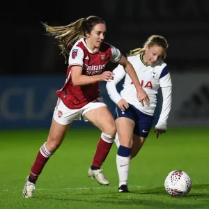 Arsenal Women vs. Tottenham Hotspur Women: Empty FA Womens Continental League Cup Match at Meadow Park