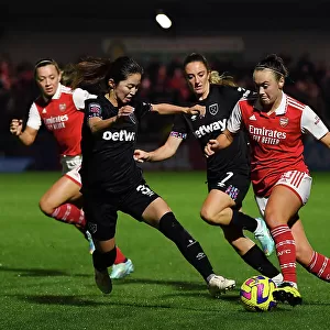 Arsenal Women vs. West Ham United: Barclays WSL Showdown at Meadow Park (2022-23)