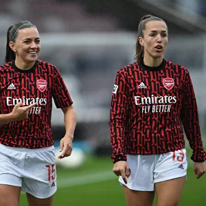 Arsenal Women vs. West Ham United Women: FA WSL Match in Empty Stands (2020-21)