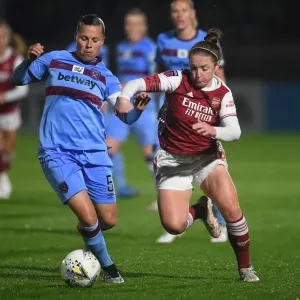 Arsenal Women vs. West Ham United Women: FA WSL Clash at Empty Meadow Park (April 2021) Arsenal Women vs. West Ham United Women: FA WSL Clash at Empty Meadow Park (April 2021)