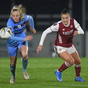 Arsenal Women vs. West Ham United Women: FA WSL Clash at Empty Meadow Park (April 2021) Arsenal Women vs. West Ham United Women: FA WSL Clash at Empty Meadow Park (April 2021)