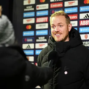Arsenal Women's Boss Jonas Eidevall Celebrates Victory Over West Ham United in Post-Match Press Conference (November 2023)