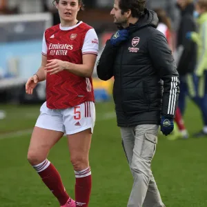 Arsenal Women's Boss Montemurro and Captain Beattie Discuss Post-Match at Arsenal vs Everton (2020-21 FA WSL) Arsenal Women's Boss Montemurro and Captain Beattie Discuss Post-Match at Arsenal vs Everton (2020-21 FA WSL)