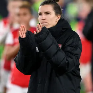 Arsenal Women's Champions League: Tobin Heath Celebrates Quarterfinal Victory with Fans