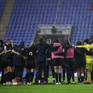 Arsenal Women's Coach Jonas Eidevall Addresses Team After Reading Match, FA WSL 2022-23 Arsenal Women's Coach Jonas Eidevall Addresses Team After Reading Match, FA WSL 2022-23