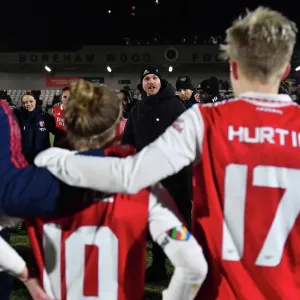 Arsenal Women's Coach Jonas Eidevall Delivers Team Talk After FA WSL Cup Semi-Final vs Manchester City Arsenal Women's Coach Jonas Eidevall Delivers Team Talk After FA WSL Cup Semi-Final vs Manchester City