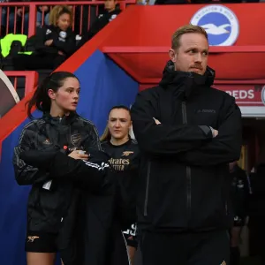 Arsenal Women's Coach Jonas Eidevall Before Match vs. Brighton & Hove Albion (FA Women's Super League 2022-23) Arsenal Women's Coach Jonas Eidevall Before Match vs. Brighton & Hove Albion (FA Women's Super League 2022-23)
