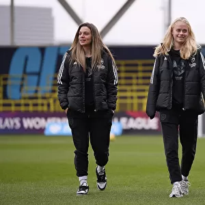 Arsenal Women's Coaches Gio and Kathrine Kuhl Prepare for Manchester City Showdown at The Academy Stadium