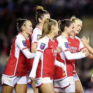 Arsenal Women's Continental Tyres League Cup Triumph: Laia Codina's Brace Secures Victory Over Reading (2023-24) Arsenal Women's Continental Tyres League Cup Triumph: Laia Codina's Brace Secures Victory Over Reading (2023-24)