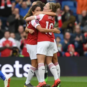 Arsenal Women's Danielle van de Donk and Kim Little Celebrate Goal Against Brighton & Hove Albion Women Arsenal Women's Danielle van de Donk and Kim Little Celebrate Goal Against Brighton & Hove Albion Women