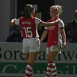 Arsenal Women's FA Cup Triumph: Beth Mead and Katie McCabe's Unforgettable Goal Celebration