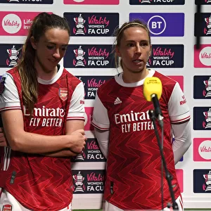 Arsenal Women's FA Cup Triumph: Exclusive Post-Match Interview with Lisa Evans and Jordan Nobbs