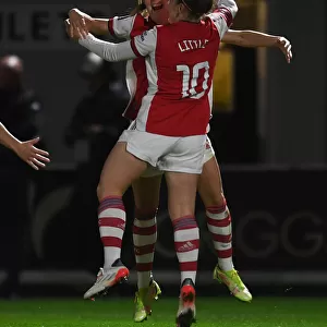 Arsenal Women's FA Cup Triumph: Kim Little and Beth Mead Celebrate Historic First Goal vs. Brighton & Hove Albion