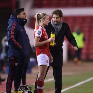 Arsenal Women's FA WSL Cup Final: Montemurro Coaches Leah Williamson Against Chelsea