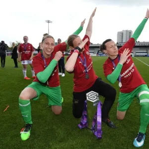 Arsenal Women's Goalkeepers Lift the WSL Title
