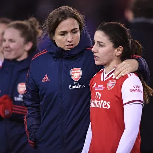 Arsenal Women's Heartbreak: Lia Walti Consoles Van de Donk after FA Womens Continental League Cup Final Loss to Chelsea
