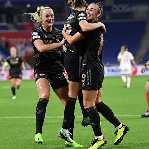 Arsenal Women's Historic Champions League Victory: Frida Maanum's Brace Seals Triumph Over Olympique Lyonnais