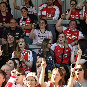 Arsenal Women's Historic FA WSL Victory: Celebrating at Meadow Park (2022-23)