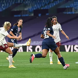 Arsenal Women's Historic UEFA Champions League Triumph: Beth Mead's Game-Winning Goal vs. Paris Saint-Germain (2020)