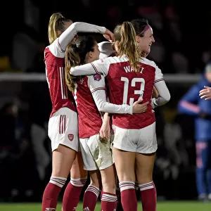 Arsenal Women's Historic Victory: Lotte Wubben-Moy Scores Second Goal Against Manchester United in Empty Meadow Park