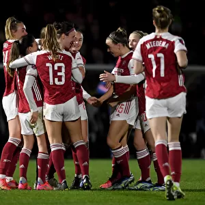 Arsenal Women's Historic Victory: Lotte Wubben-Moy Scores Second Goal Against Manchester United Women in Empty Meadow Park