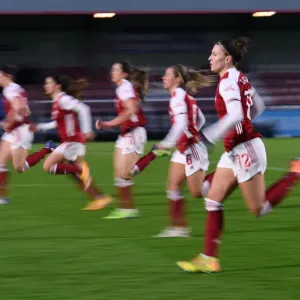 Arsenal Women's Intense Training Session After Match vs. Birmingham City Women