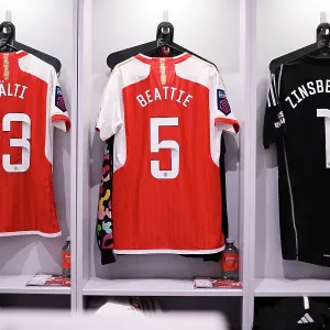 Arsenal Women's Pre-Match Focus: Dressing Room Preparation vs. Tottenham Hotspur - FA Women's Continental Tyres League Cup 2023-24