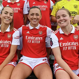 Arsenal Women's Squad 2022-23: Lia Walti, Katie McCabe, and Kim Little
