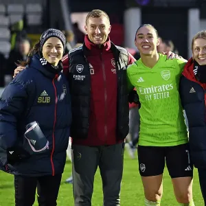 Arsenal Women's Squad: Celebrating Victory Over West Ham United