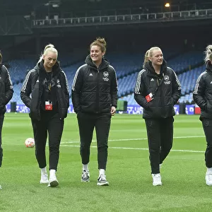 Arsenal Women's Squad Before FA WSL Cup Final Against Chelsea