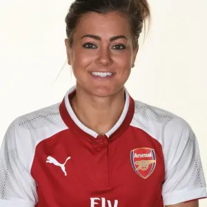 Arsenal Women's Star Jemma Rose at 2017 Team Photocall