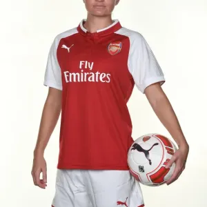 Arsenal Women's Star, Jodie Taylor, at 2017 Team Photocall