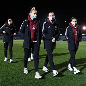 Arsenal Women's Star Players Stina Blackstenius, Frida Maanum, and Laura Wienroither Prepare for FA WSL Showdown Against Chelsea