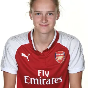 Arsenal Women's Star Vivianne Miedema at 2017 Team Photocall