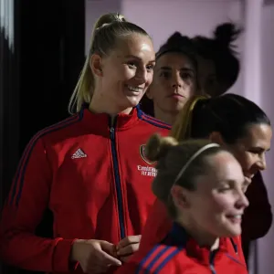 Arsenal Women's Stina Blackstenius Focuses Ahead of FA Cup Quarterfinals vs. Coventry United Arsenal Women's Stina Blackstenius Focuses Ahead of FA Cup Quarterfinals vs. Coventry United
